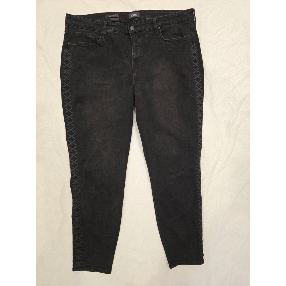 NYDJ Not Your Daughter's jeans: Ami Skinny fit, criss cross sides Womens 18W